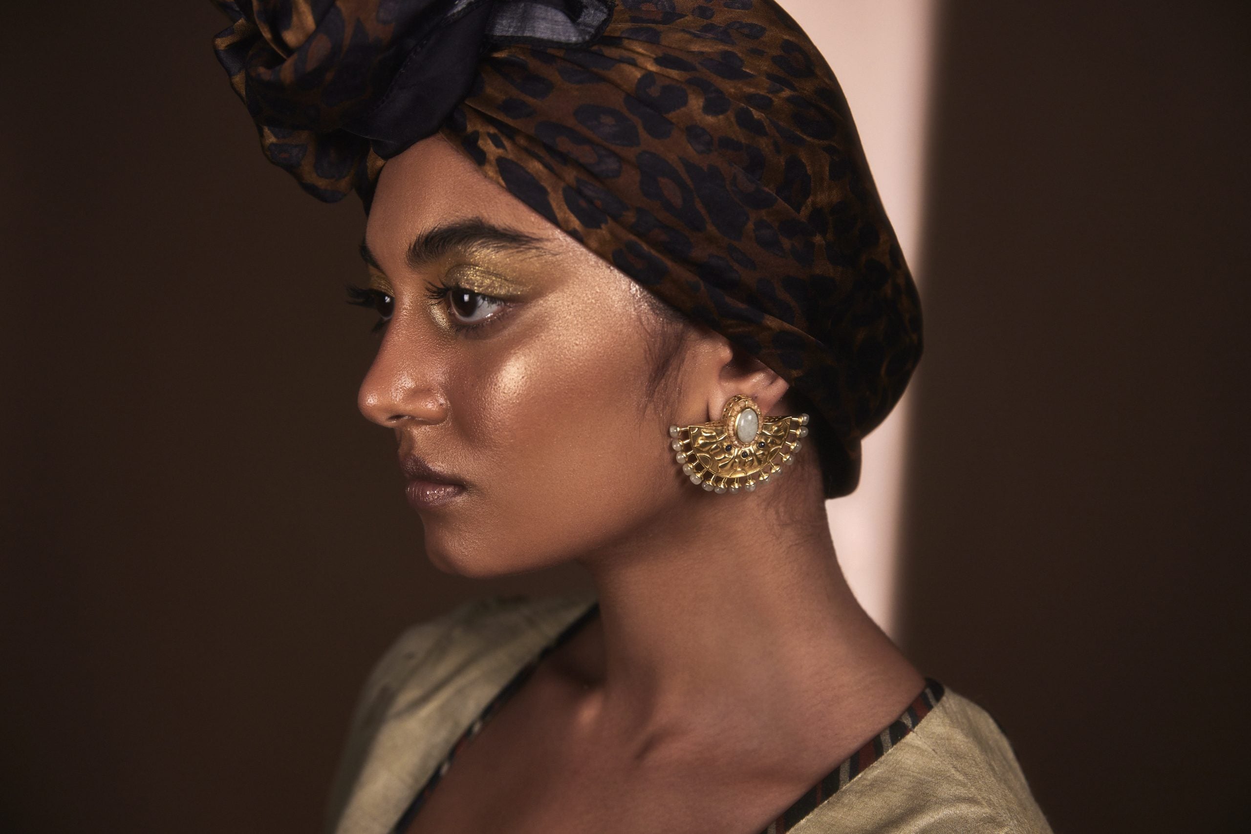 Image of Azra statement Studs JJV by JJ Valaya