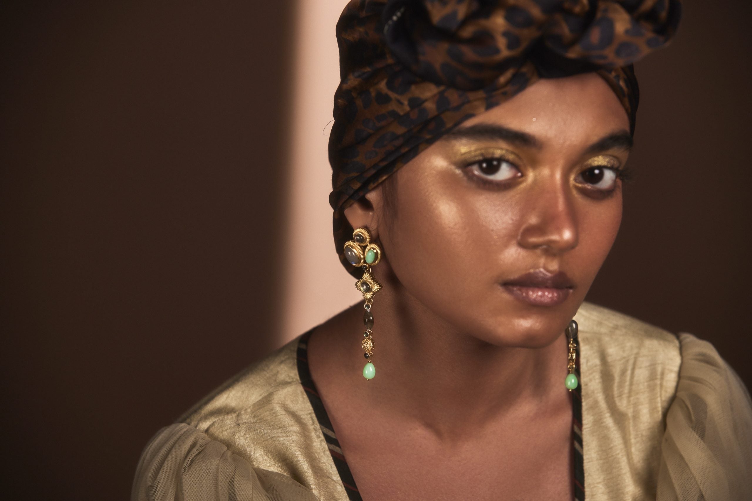 Image of Azra Drop Earrings JJV by JJ Valaya