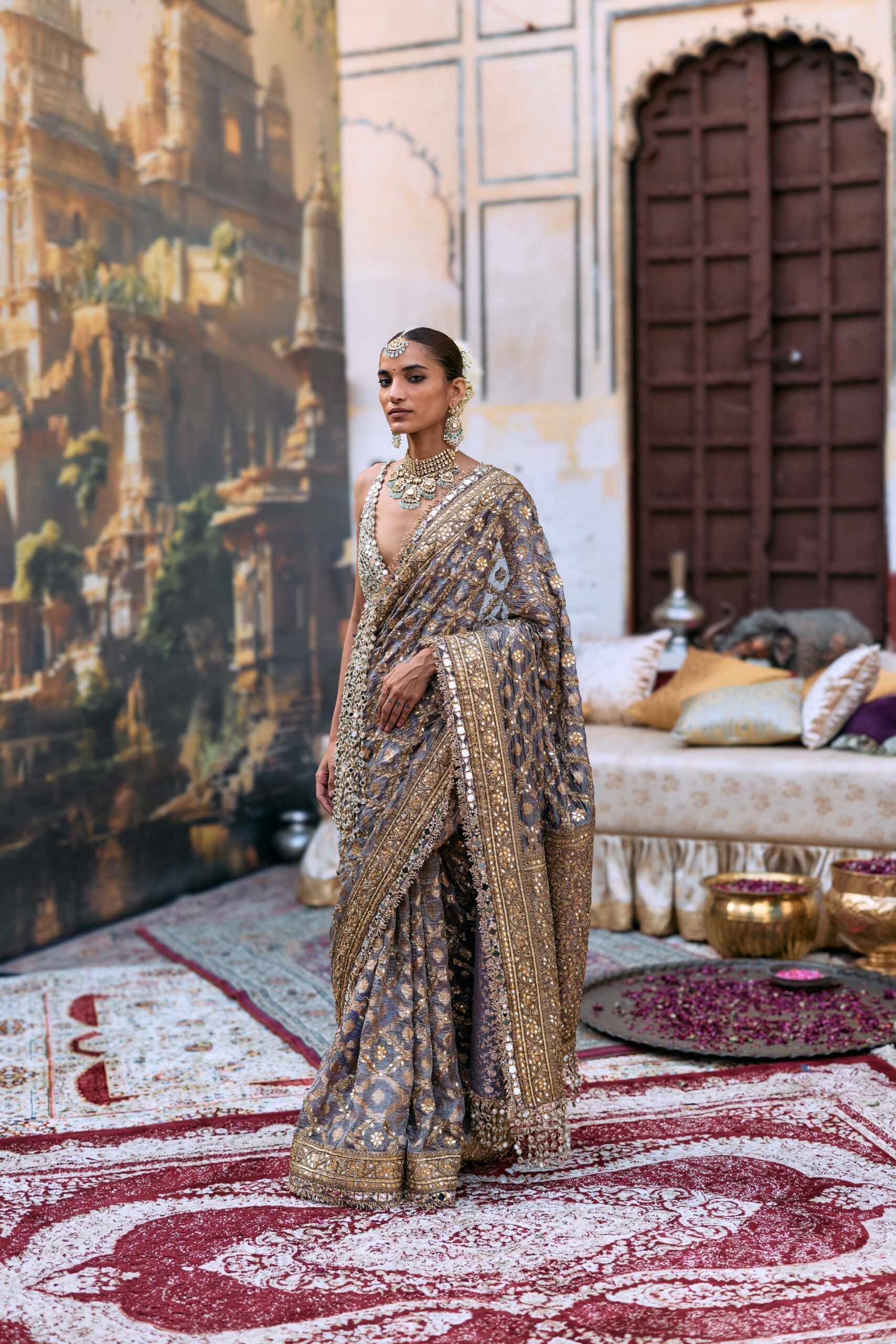 Patralekha Saree Set-B – Auraya Fashion - Main Image