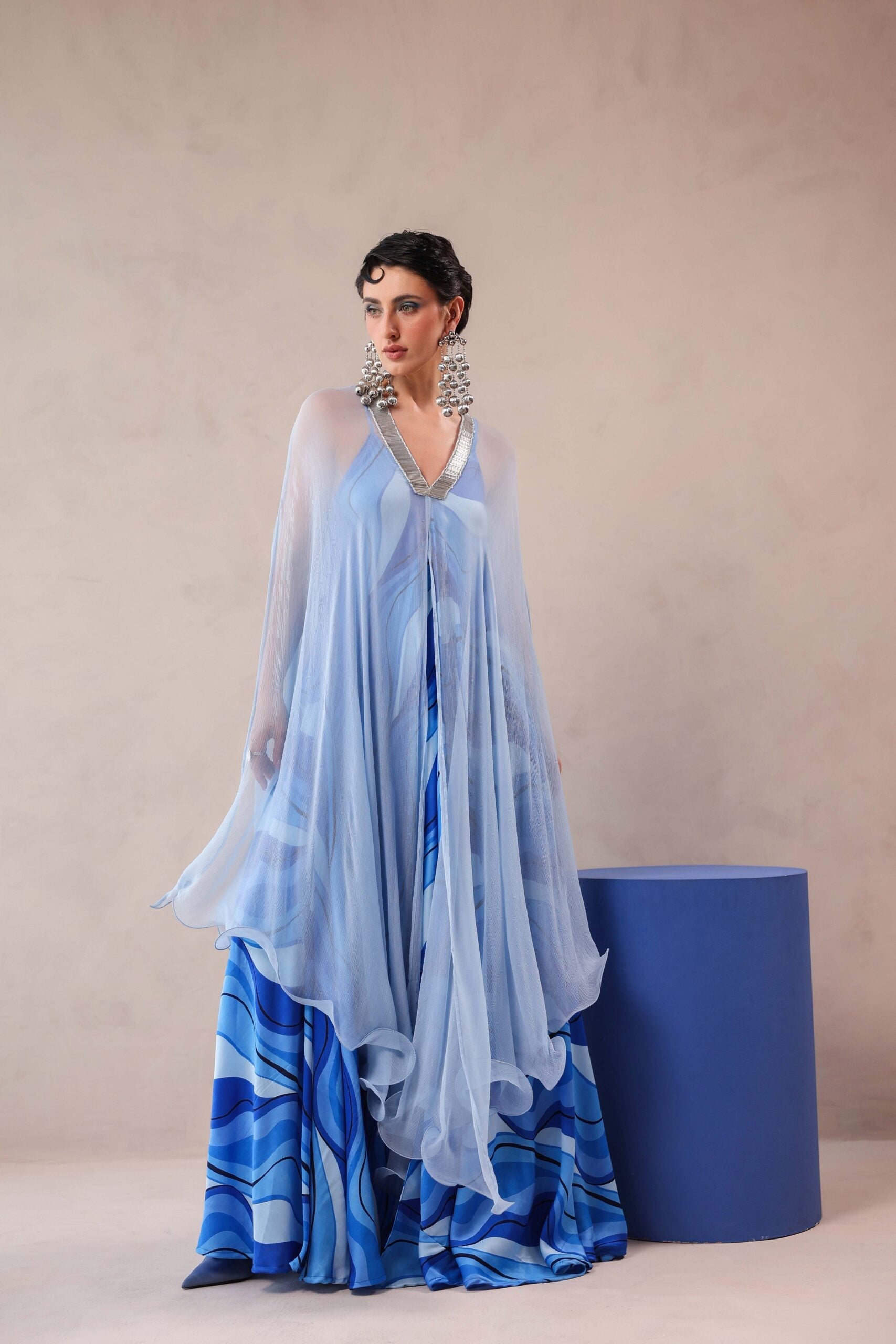 Sky High Cape & Dress set