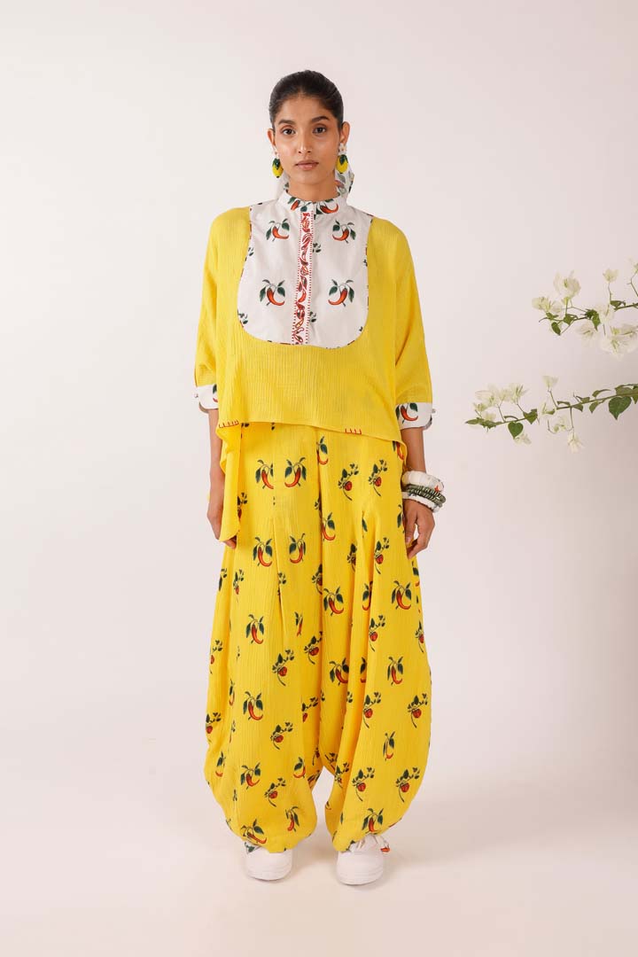 YELLOW CO-ORD SETNK-COR-01-RS-S-25