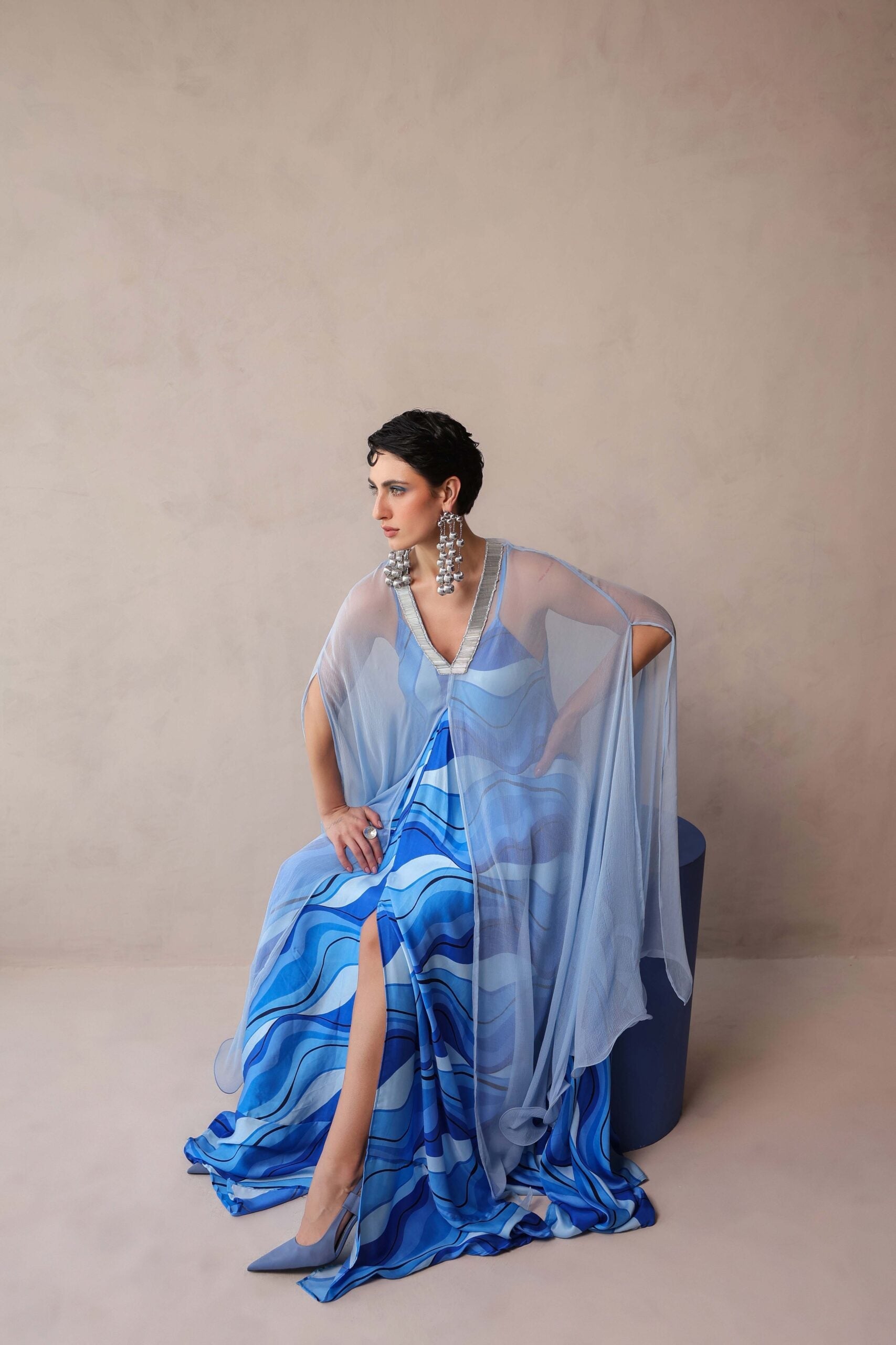 Sky High Cape & Dress set