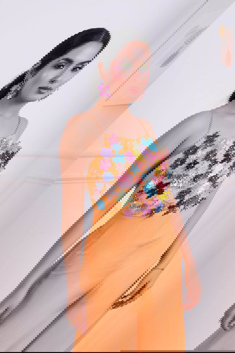 3D Floral Jumpsuit - Auraya Fashion -  - #tag1# - #tag2# - #tag3# - #tag3#