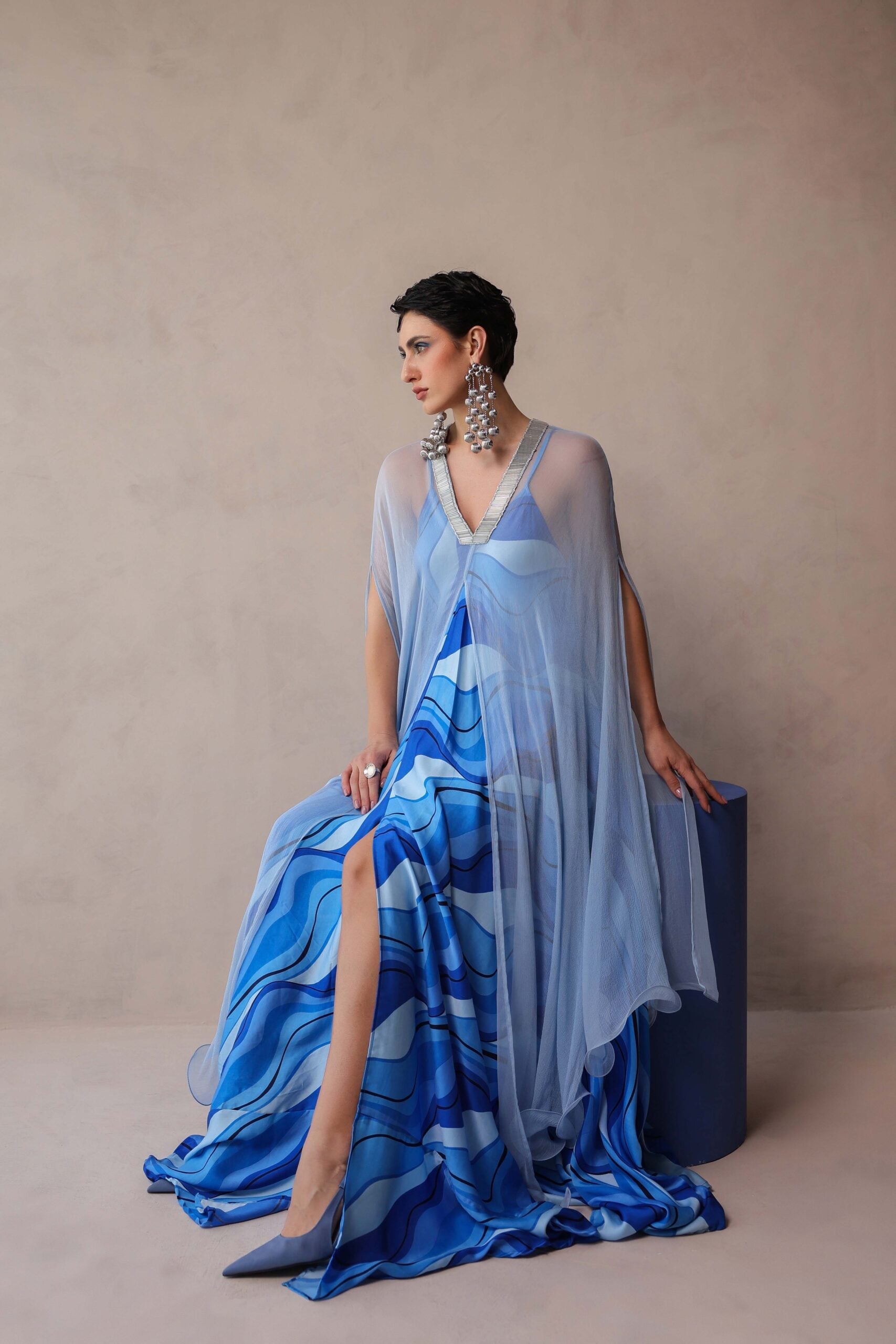 Sky High Cape & Dress set