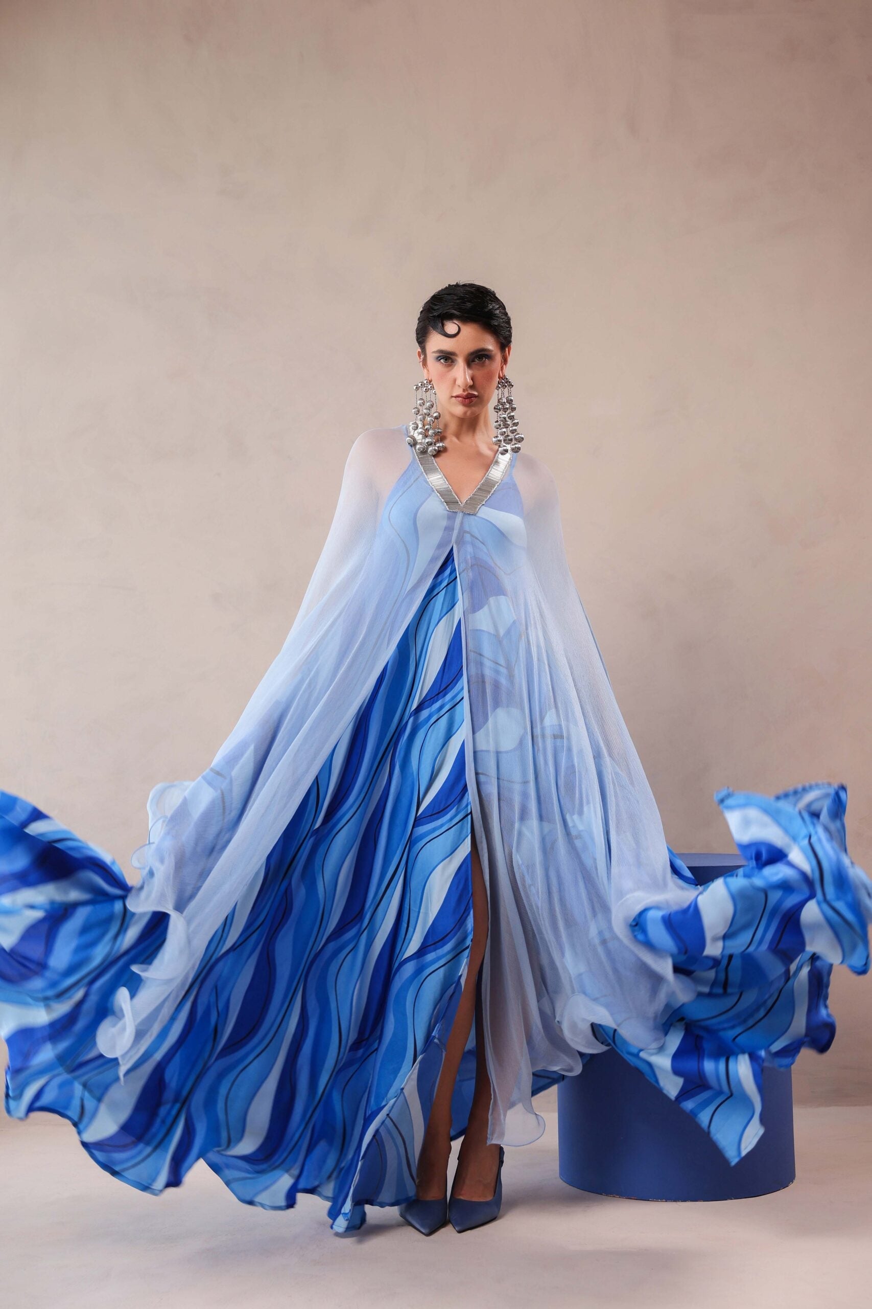 Sky High Cape & Dress set