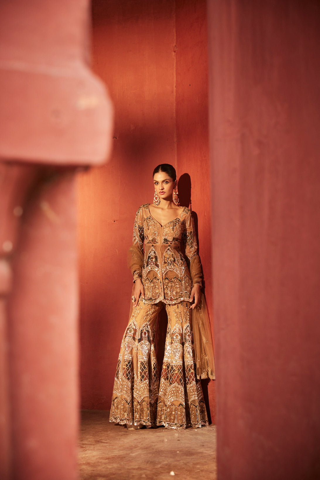 Fusion sharara set