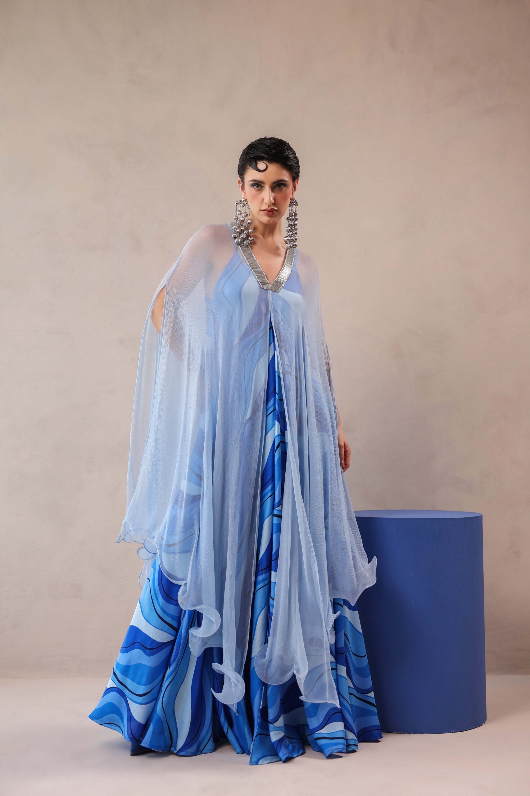 Sky High Cape & Dress set