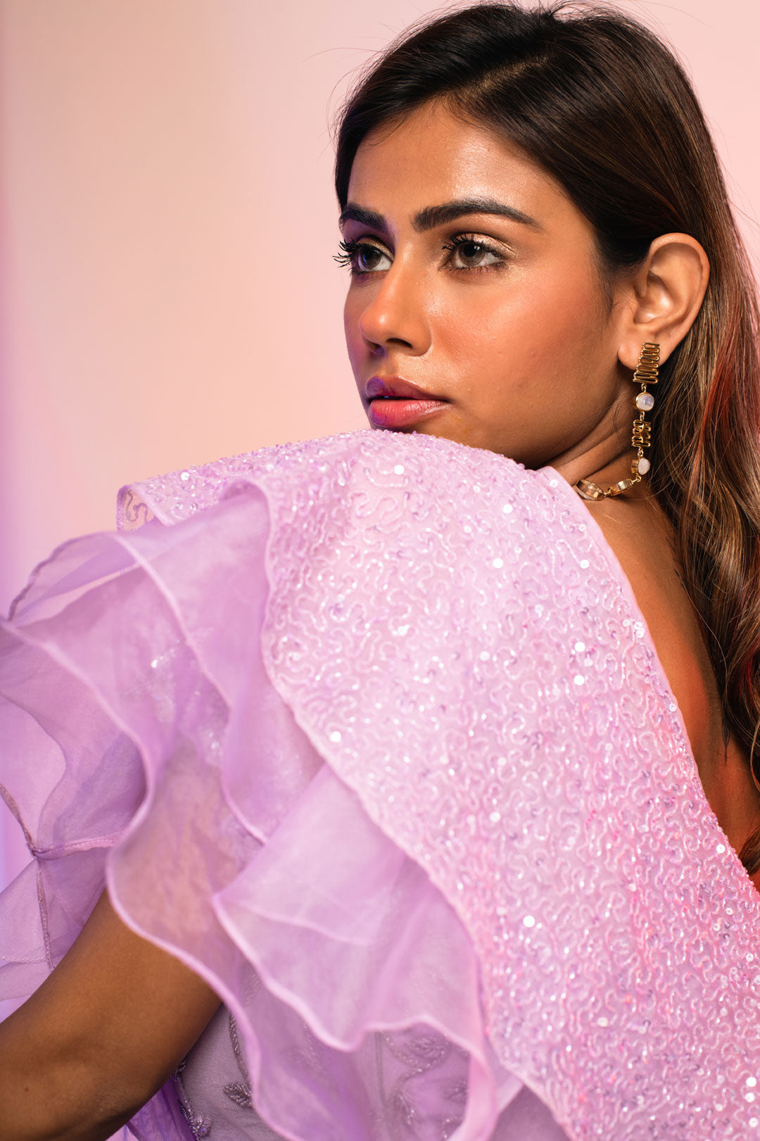 Lavender Lehenga Set