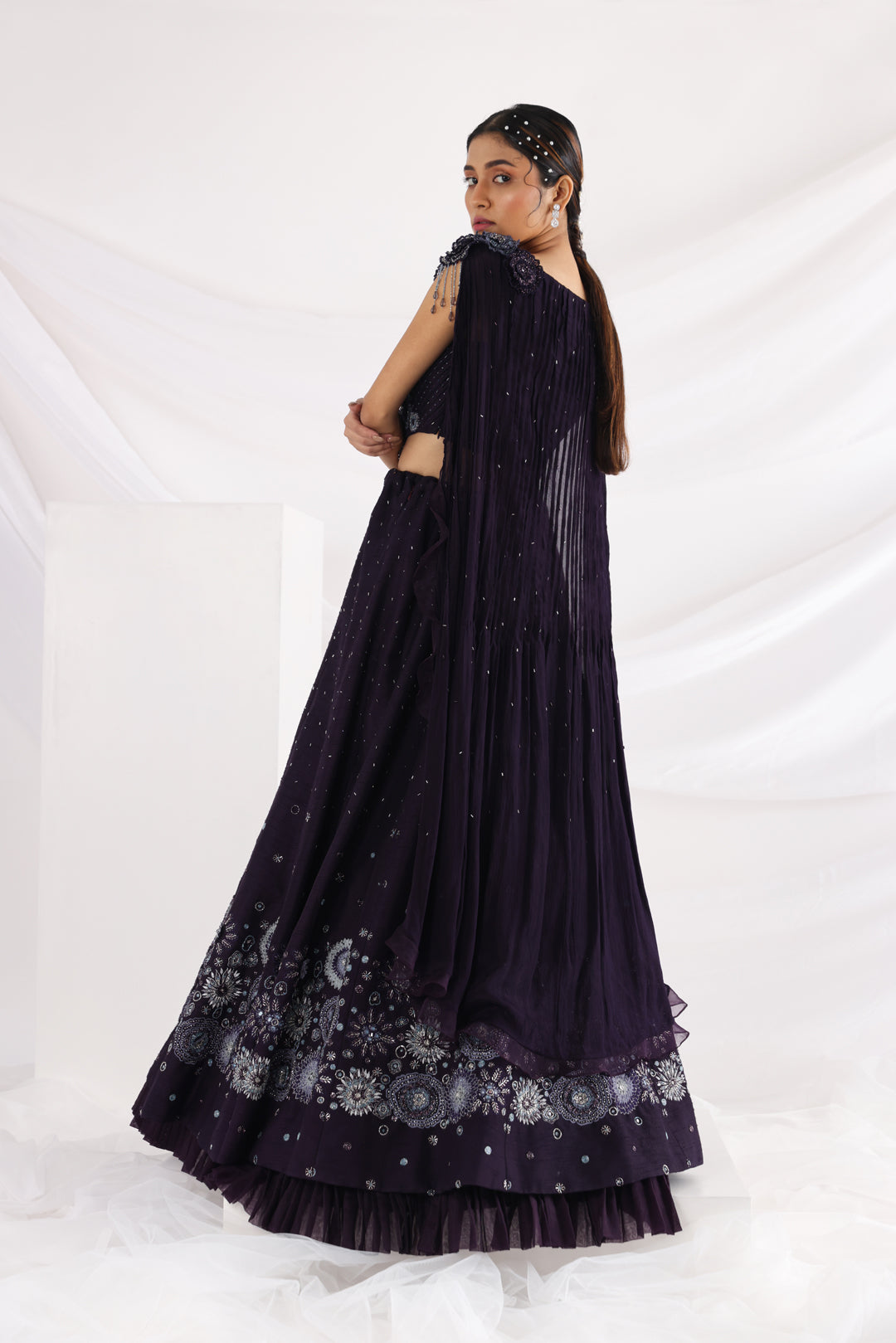 Begonia lehenga set