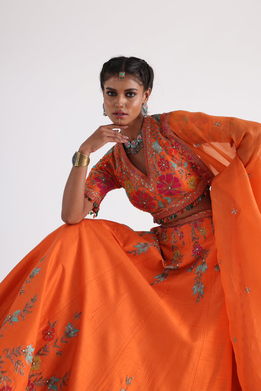 Zuhur lehenga set
