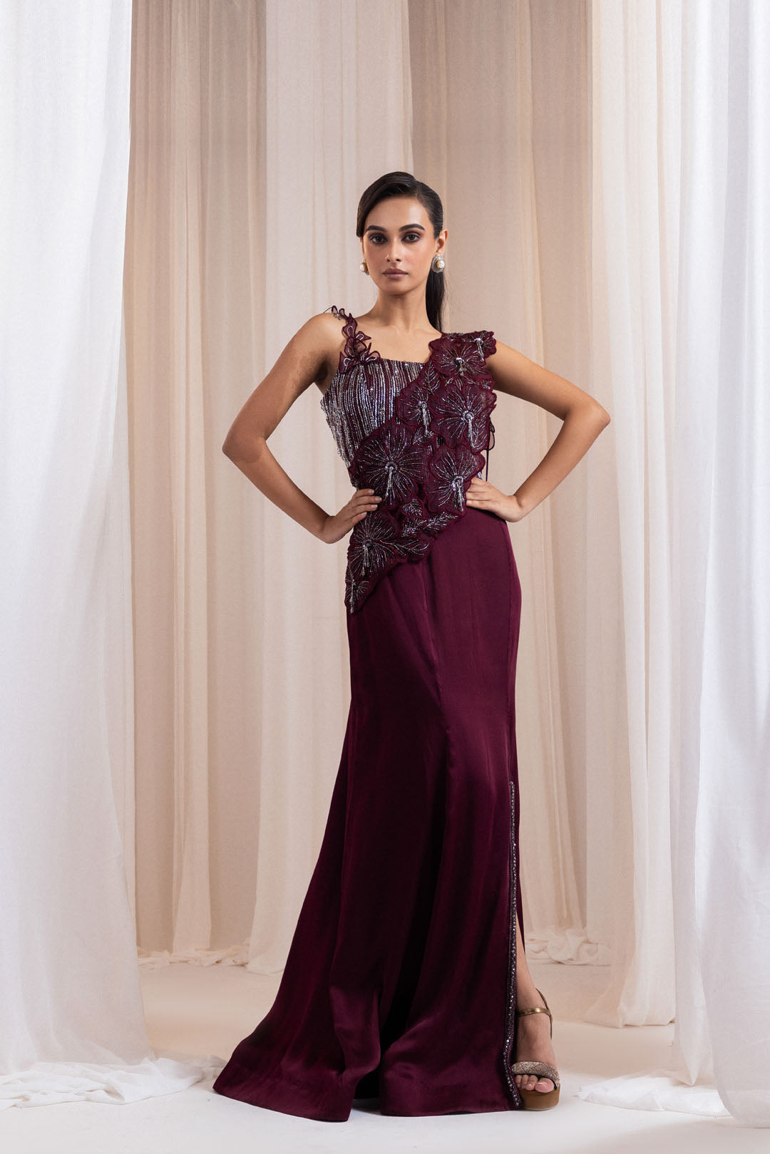 Merlot Veil Set
