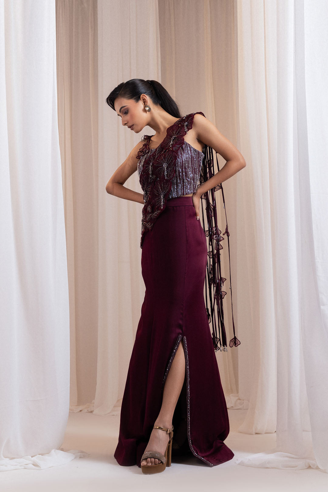 Merlot Veil Set