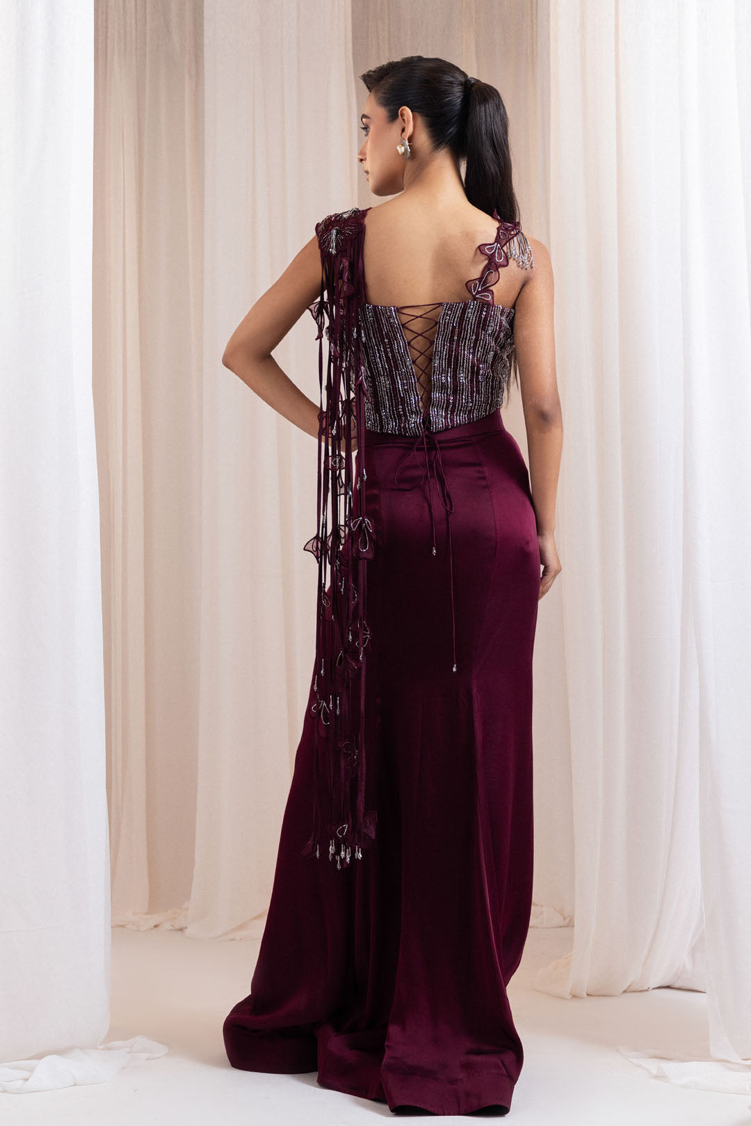 Merlot Veil Set