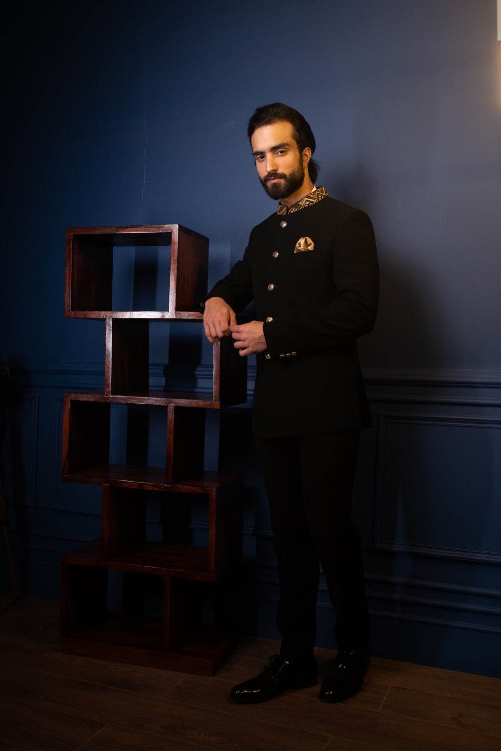 Forever Classic Bandhgala Set - Auraya Fashion - Contrast By Parth - #tag1# - #tag2# - #tag3# - #tag3#