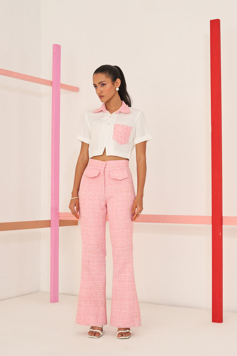 Blair Tweed Coord – Auraya Fashion