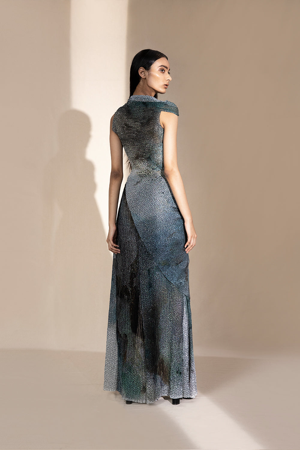 Fluid Textured Drape Top - Auraya Fashion -  - #tag1# - #tag2# - #tag3# - #tag3#