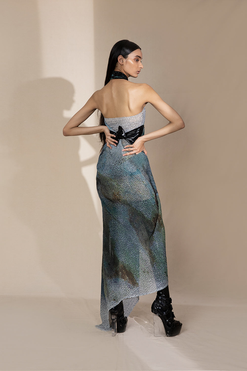 High Neck Halter Cut - Auraya Fashion -  - #tag1# - #tag2# - #tag3# - #tag3#