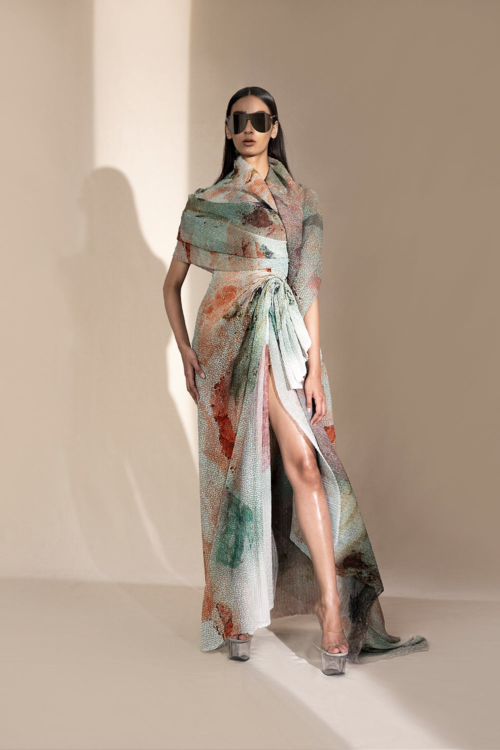 Draped Top - Auraya Fashion - Abhishek Sharma - #tag1# - #tag2# - #tag3# - #tag3#