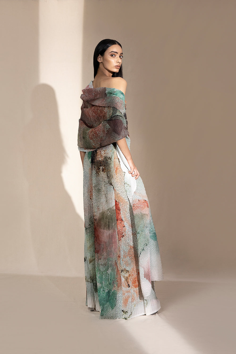 High Waisted Draped Trouser - Auraya Fashion -  - #tag1# - #tag2# - #tag3# - #tag3#