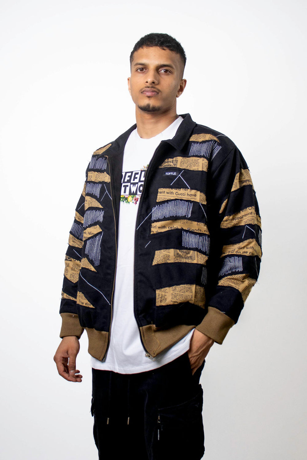 Clouds Denim Jacket - Auraya Fashion - Toffle -