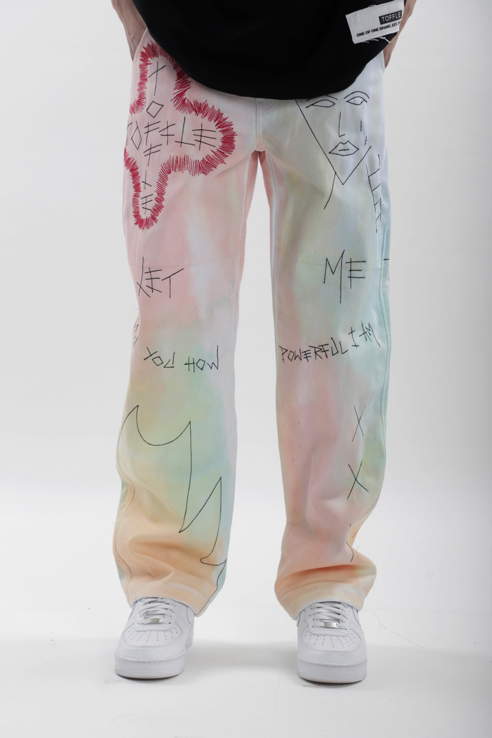 Artwork Jeans - Auraya Fashion - Toffle -