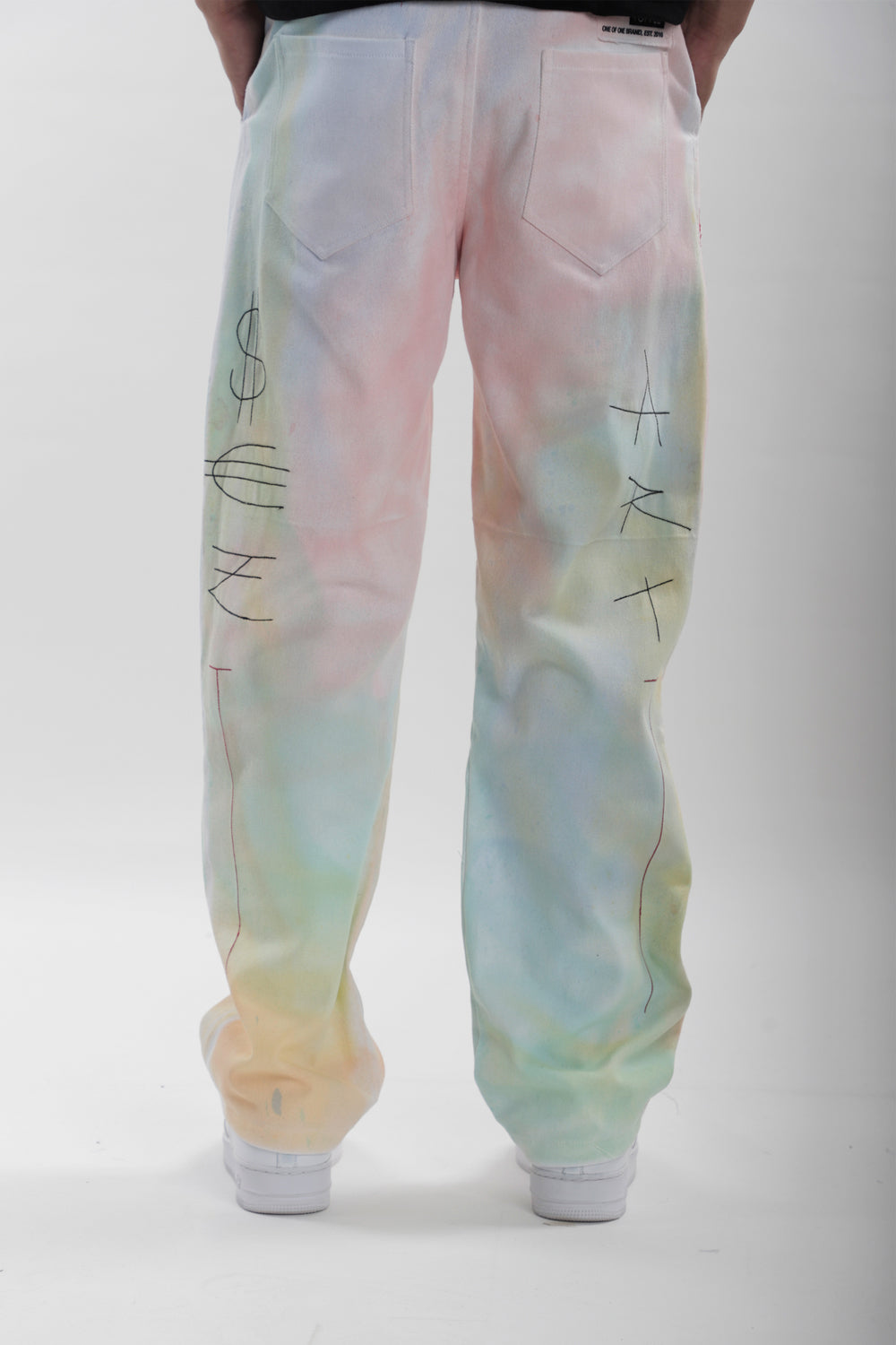Artwork Jeans - Auraya Fashion