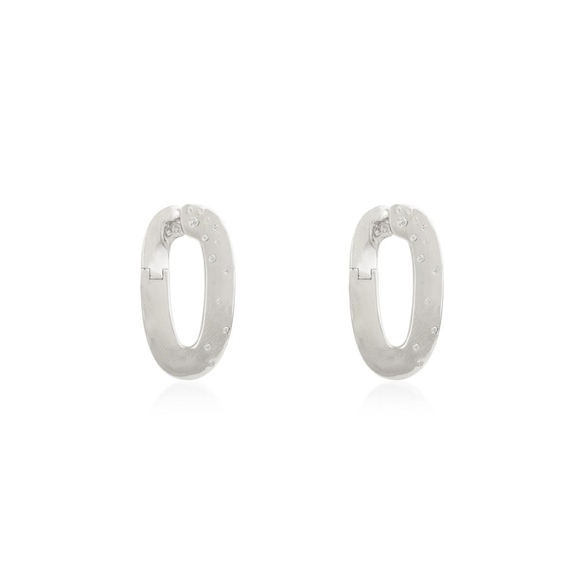 925 Silver Statement Lever Back Earrings