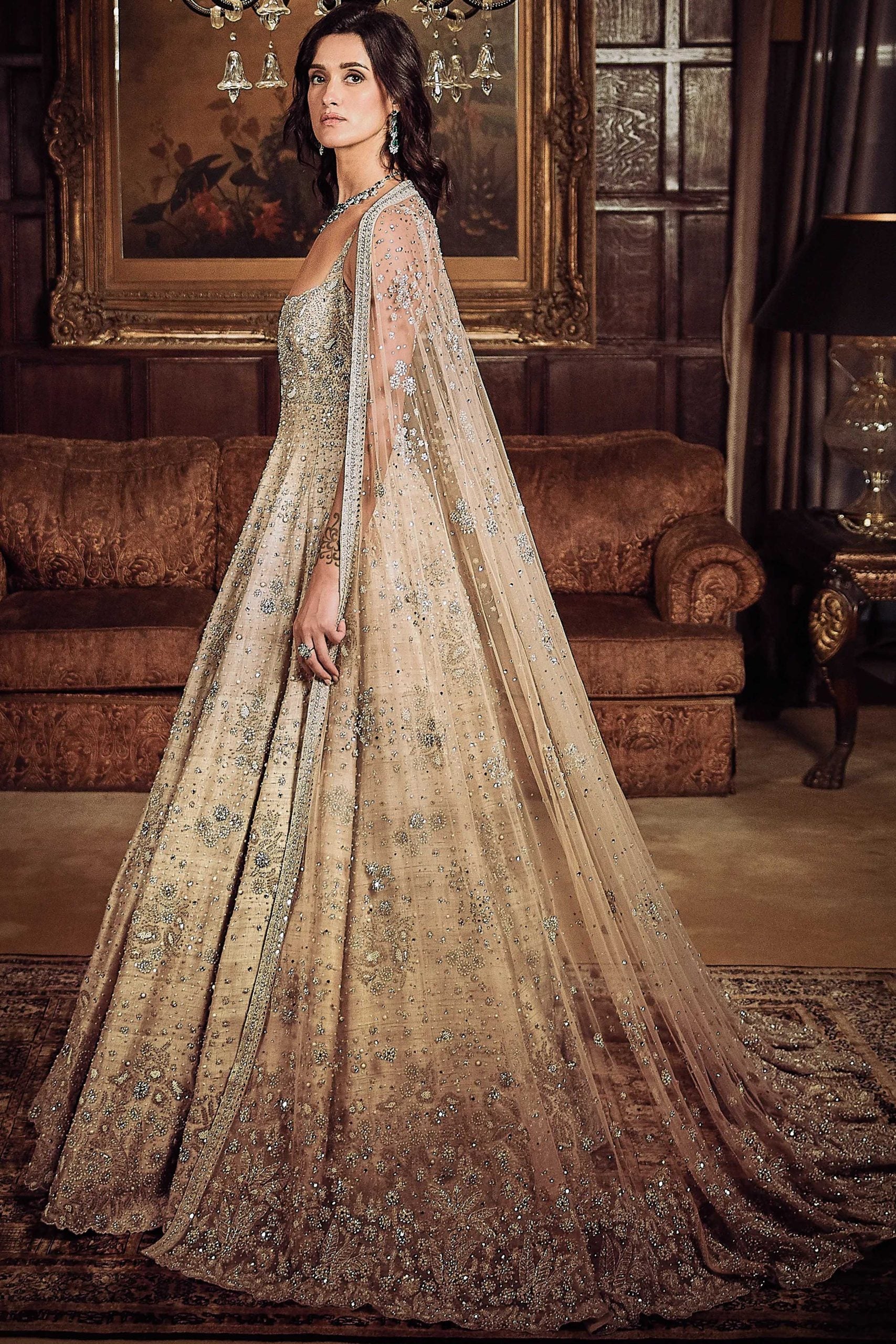 The Starlight Mogra Gown