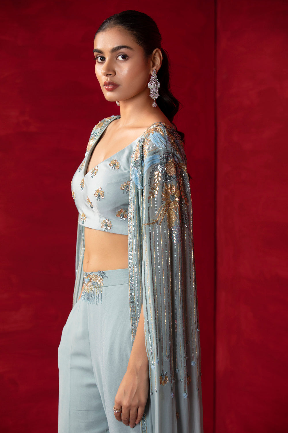 Avery Cape Set - Auraya Fashion