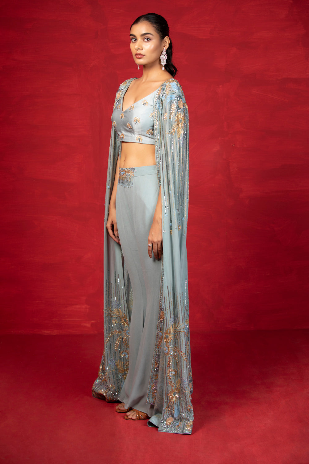 Avery Cape Set - Auraya Fashion