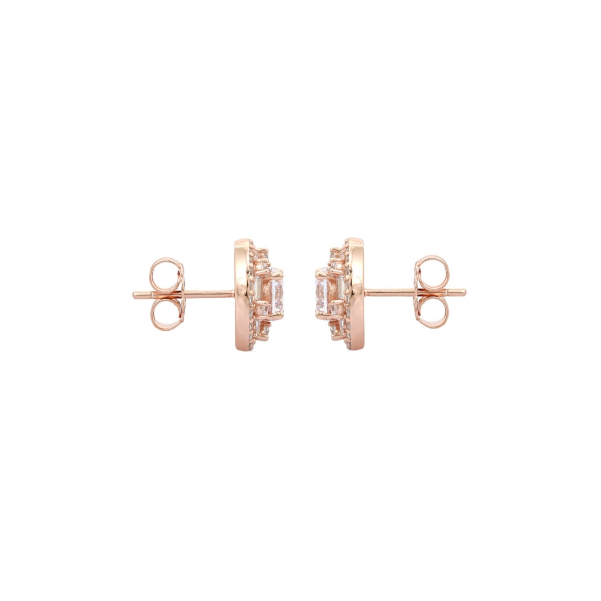 925 Silver CZ Diamond Earrings for Women