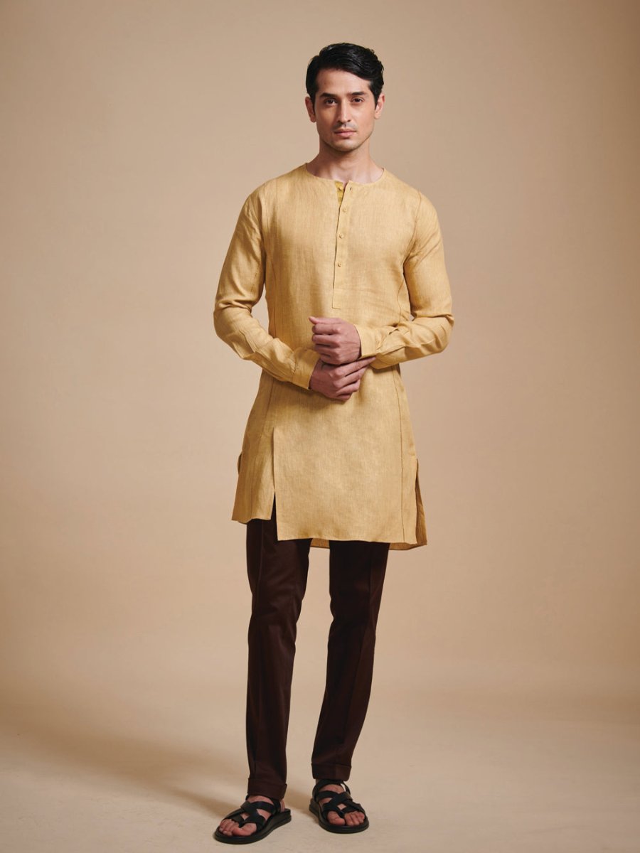 The Round Neck Flap Kurta - Auraya Fashion - Raghavendra Rathore - #tag1# - #tag2# - #tag3# - #tag3#