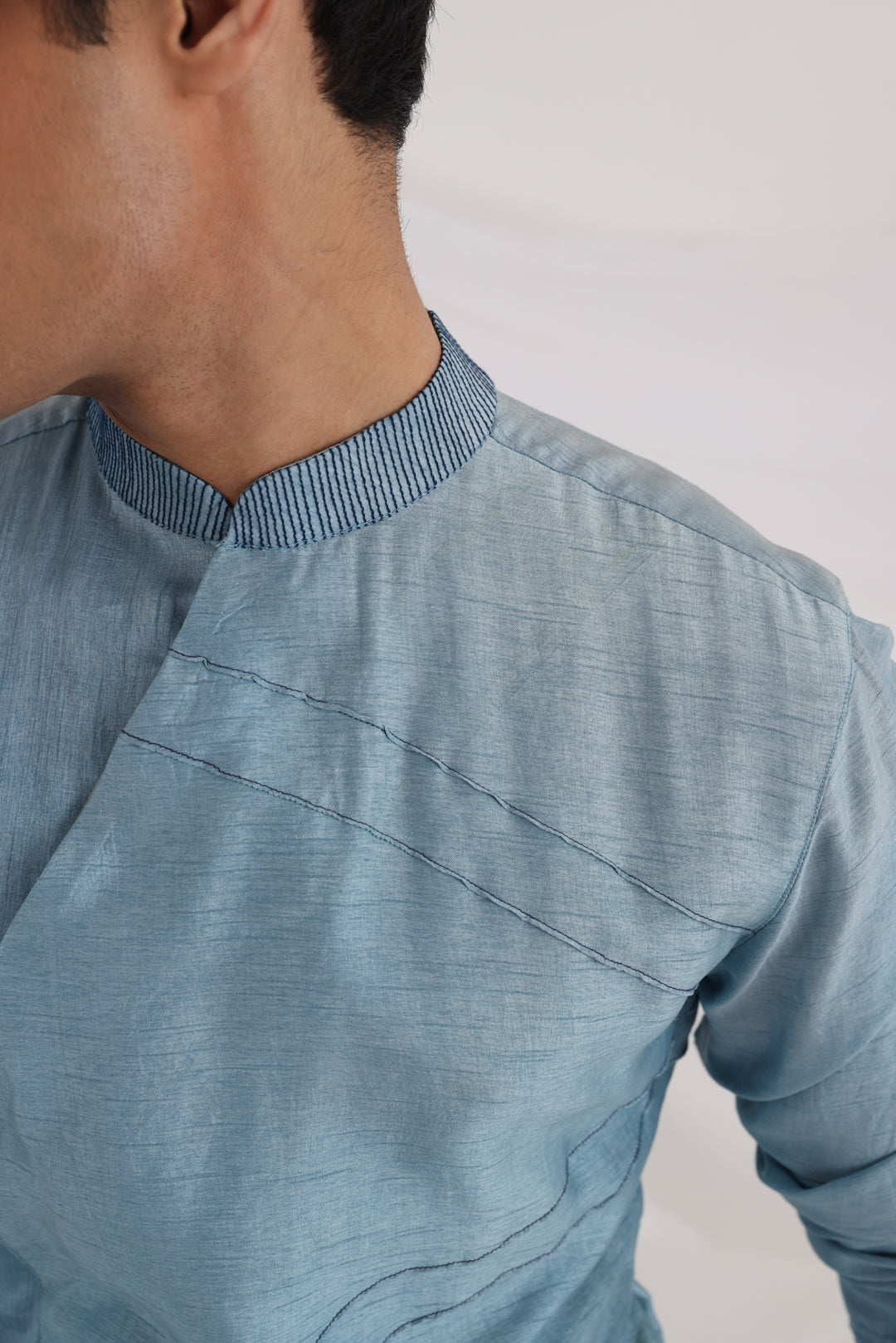 Zeus pleated kurta set