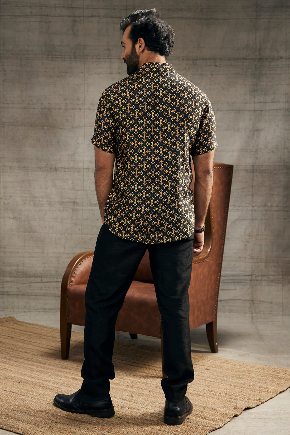 Image of Zahra printed shirt with pants
