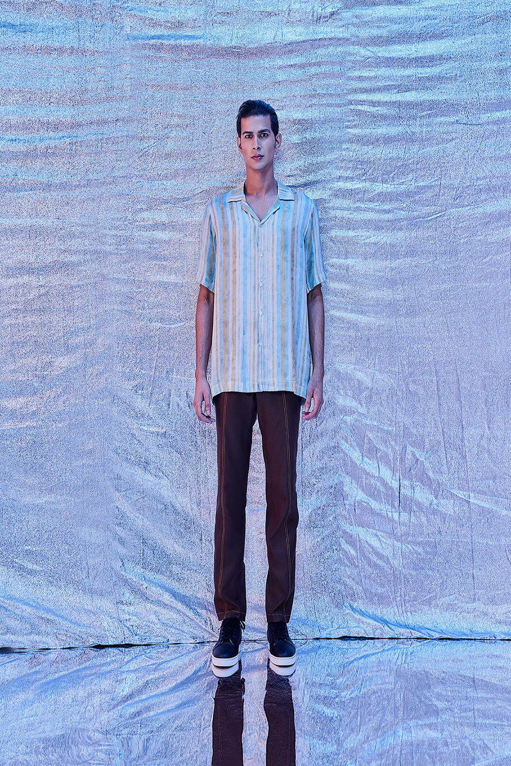 Limited Edition Printed Silk Shirt - Auraya Fashion -  - #tag1# - #tag2# - #tag3# - #tag3#