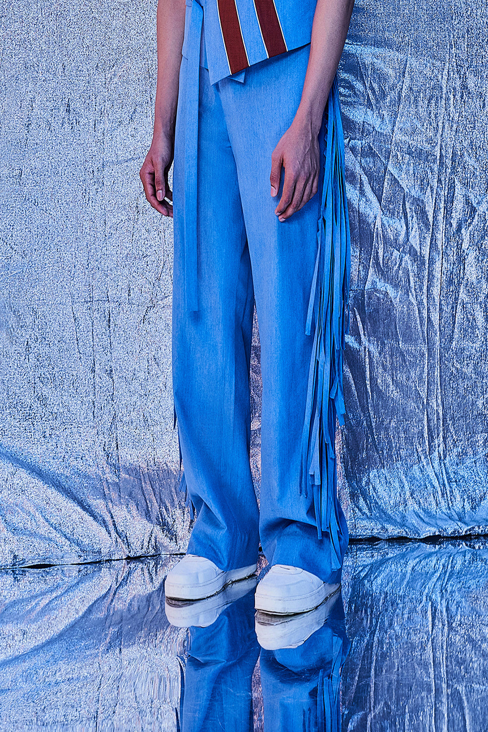 Fringe Pants - Auraya Fashion - Line Outline - #tag1# - #tag2# - #tag3# - #tag3#