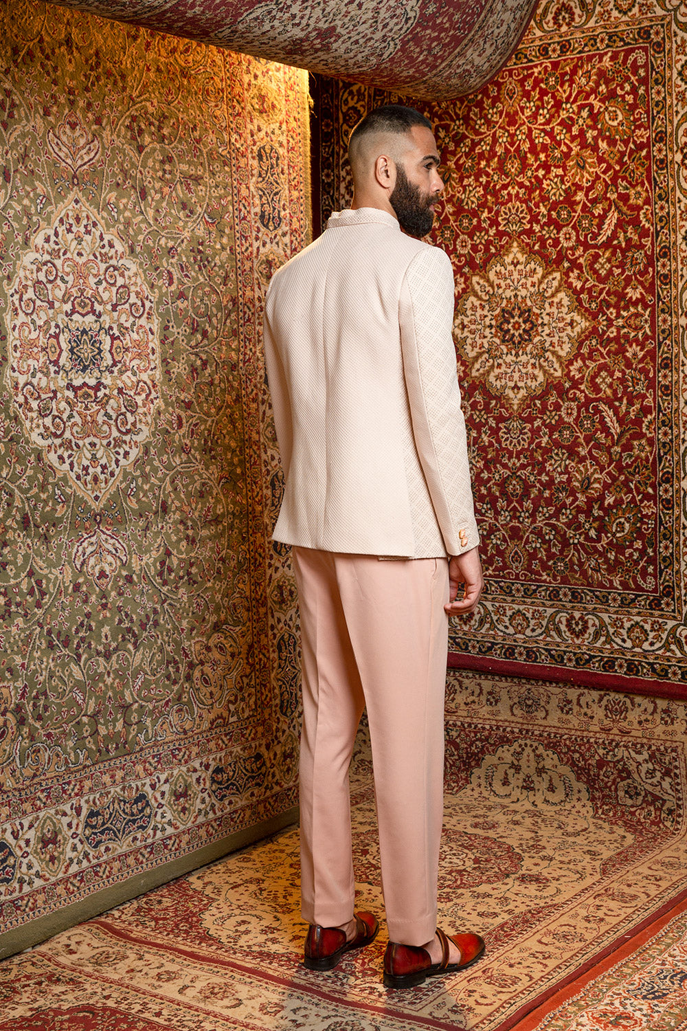 Blonde Oat Blazer - Auraya Fashion -  - #tag1# - #tag2# - #tag3# - #tag3#