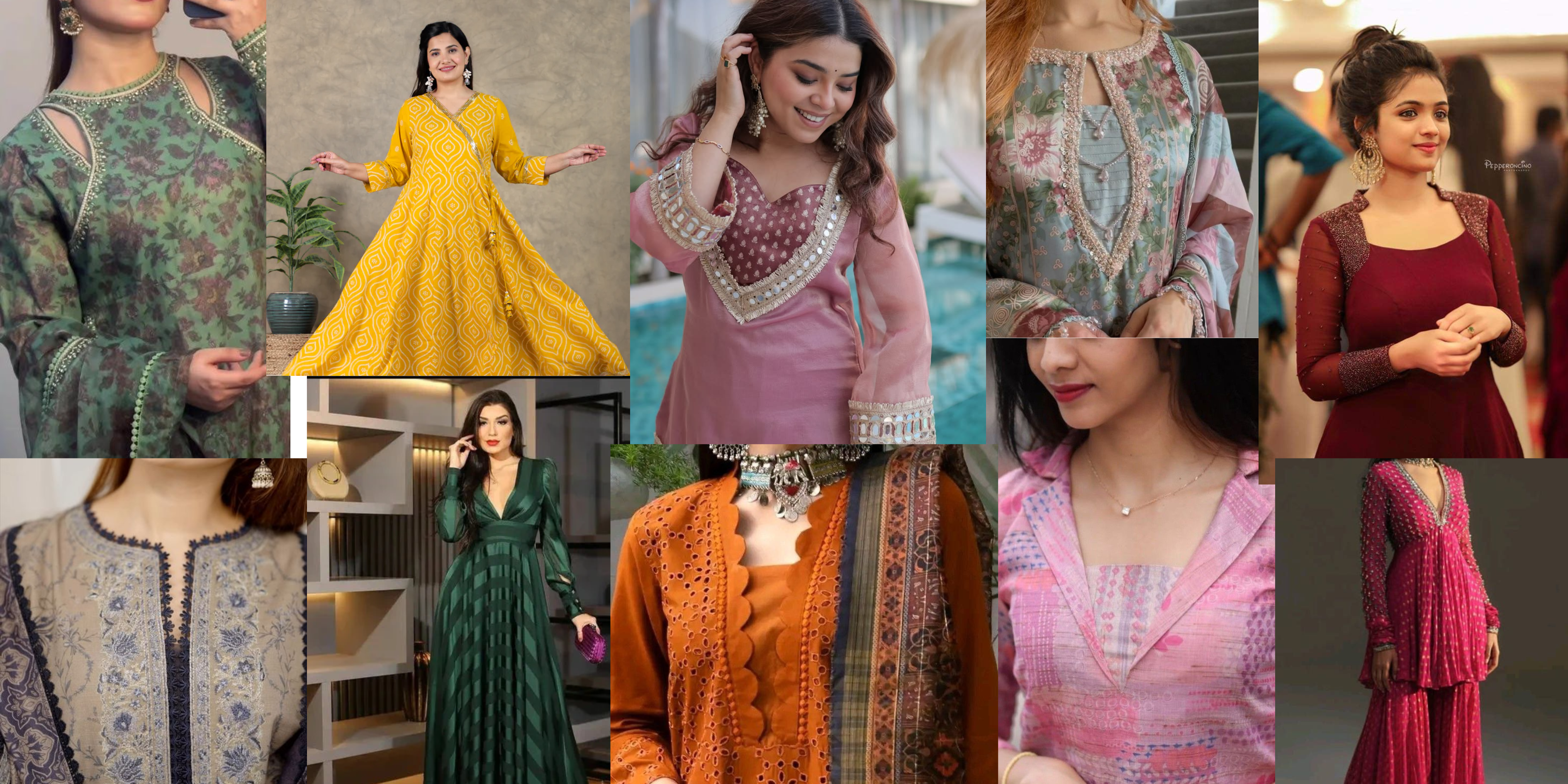 Latest Neck Designs to Enhance Your Churidar Look