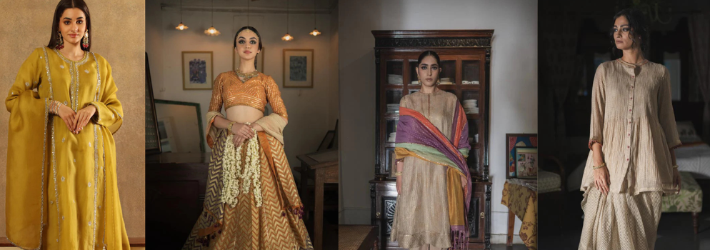 The Chanderi Silk Guide — From Bridal Lehengas to Everyday Kurta Sets
