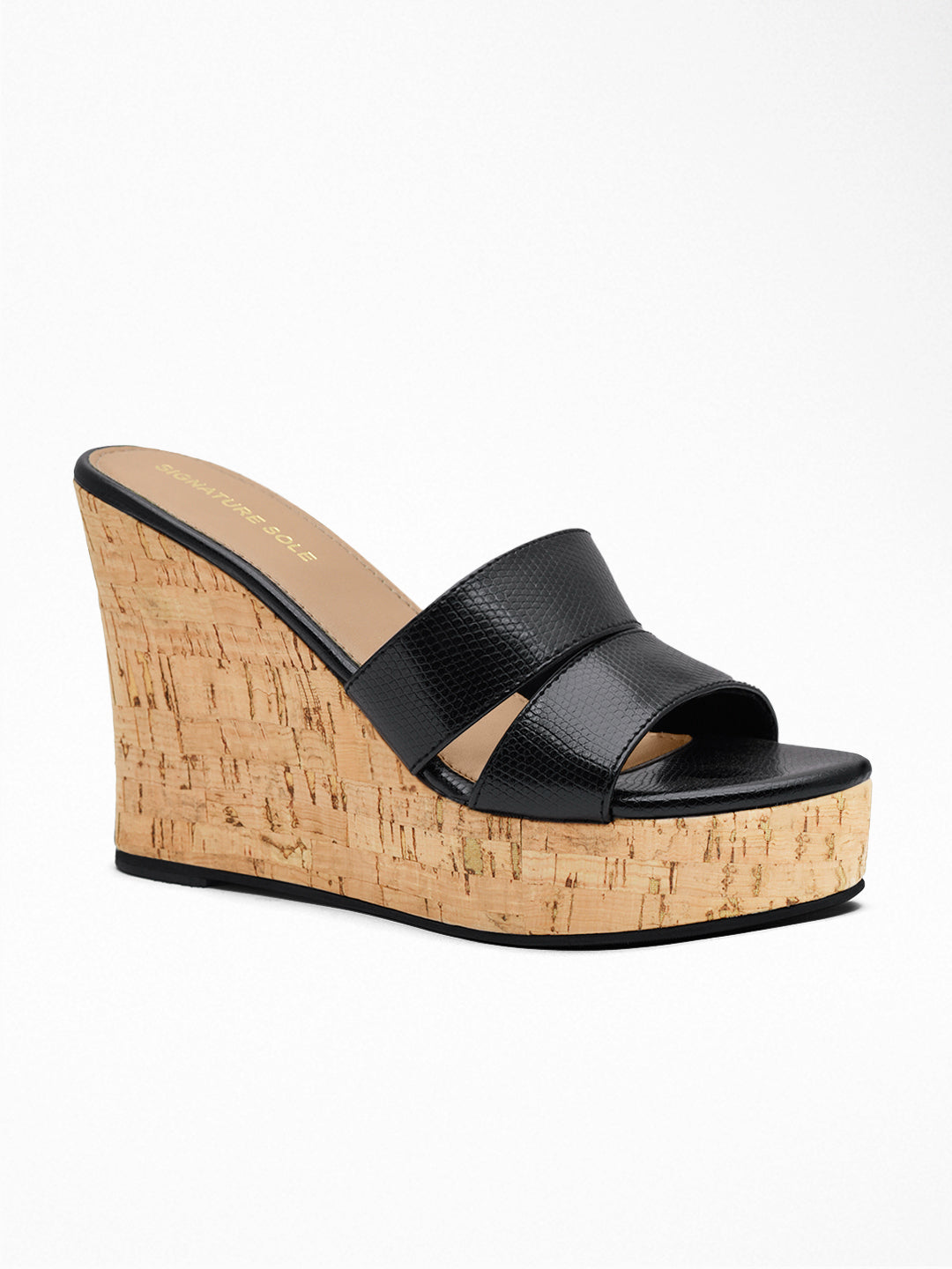 Black Snake Cork wedge Wedge