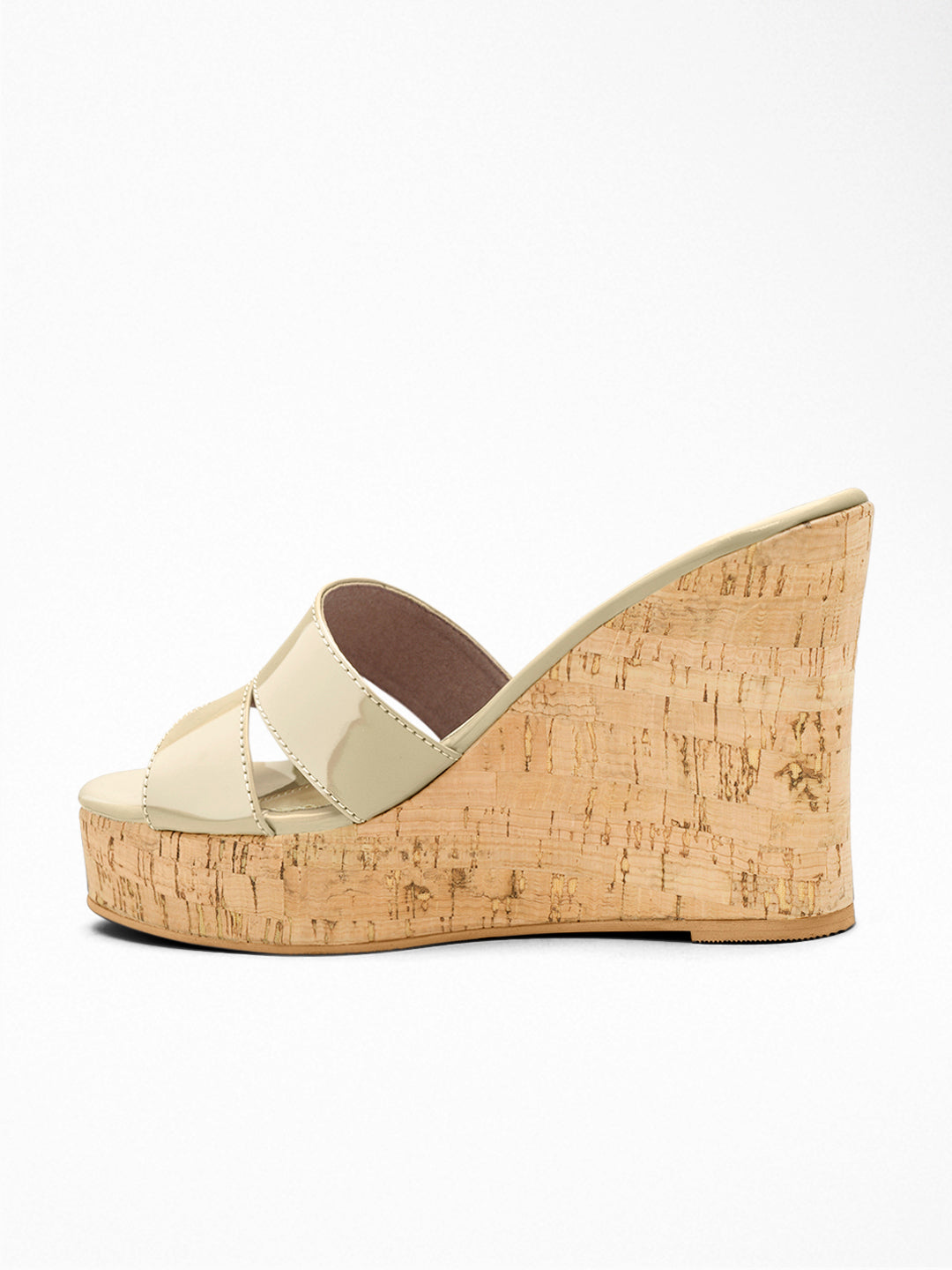 Nude Cork wedge Wedge Mule