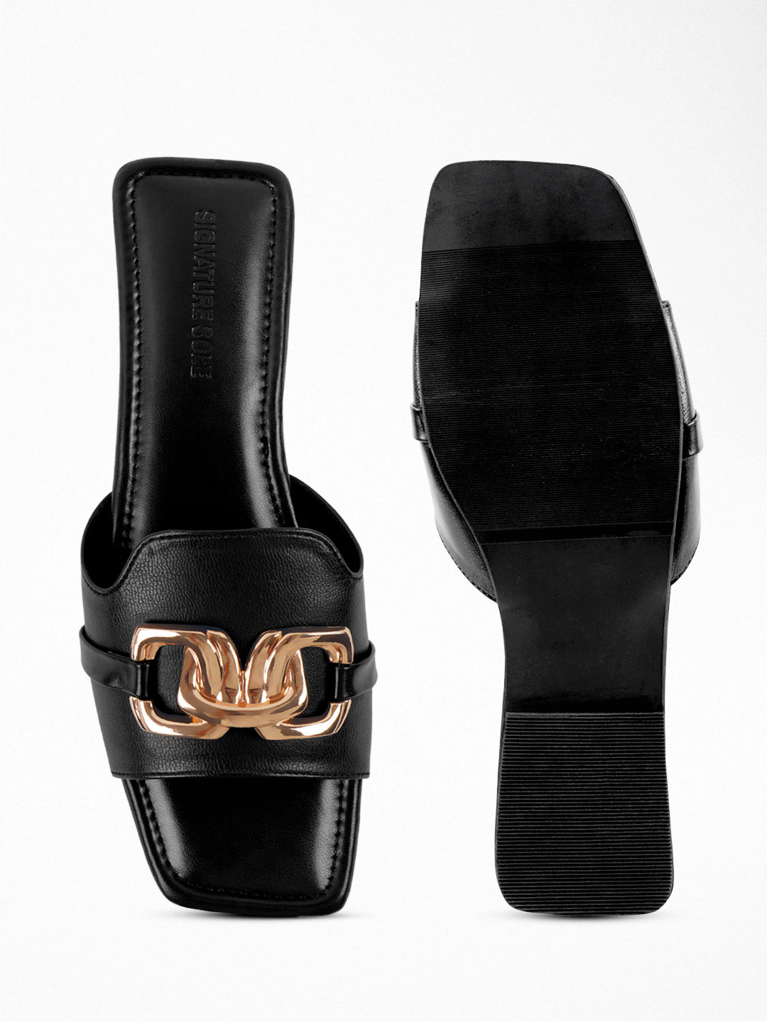 Black Flat Slide
