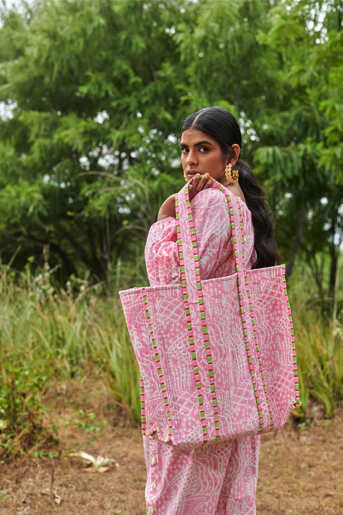 Image of Meadow Quilted Tote Bag