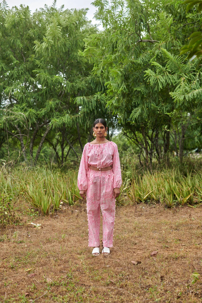 Image of Meadow Smocked Trousers