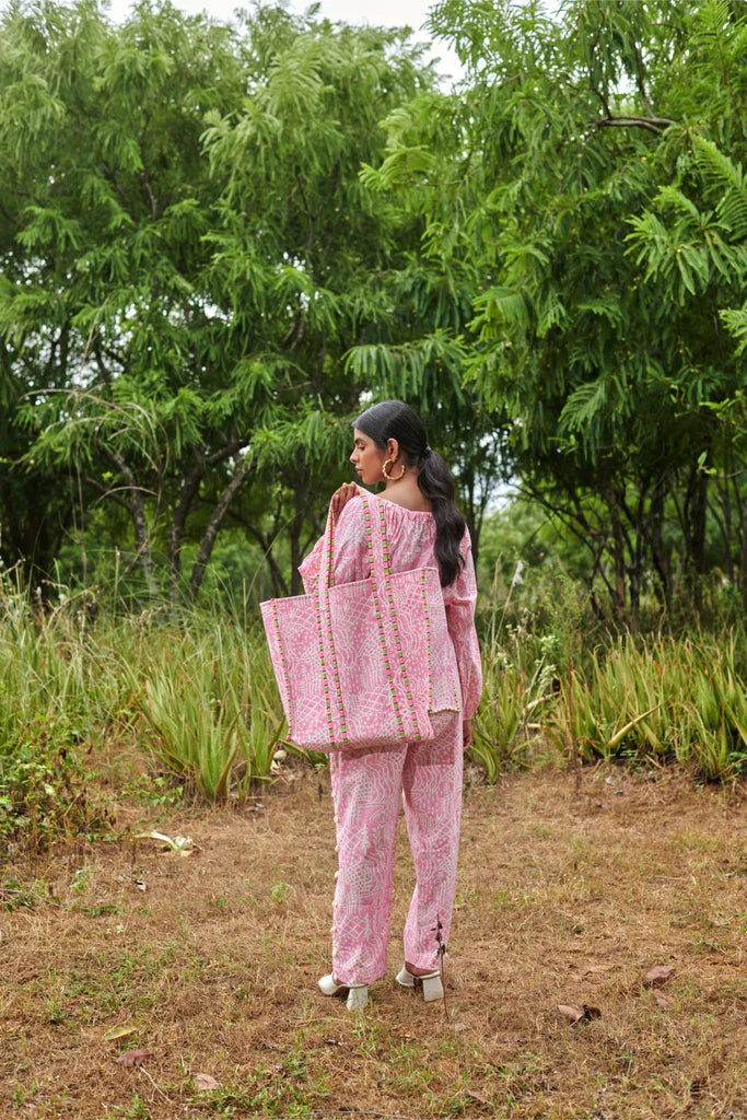 Image of Meadow Quilted Tote Bag