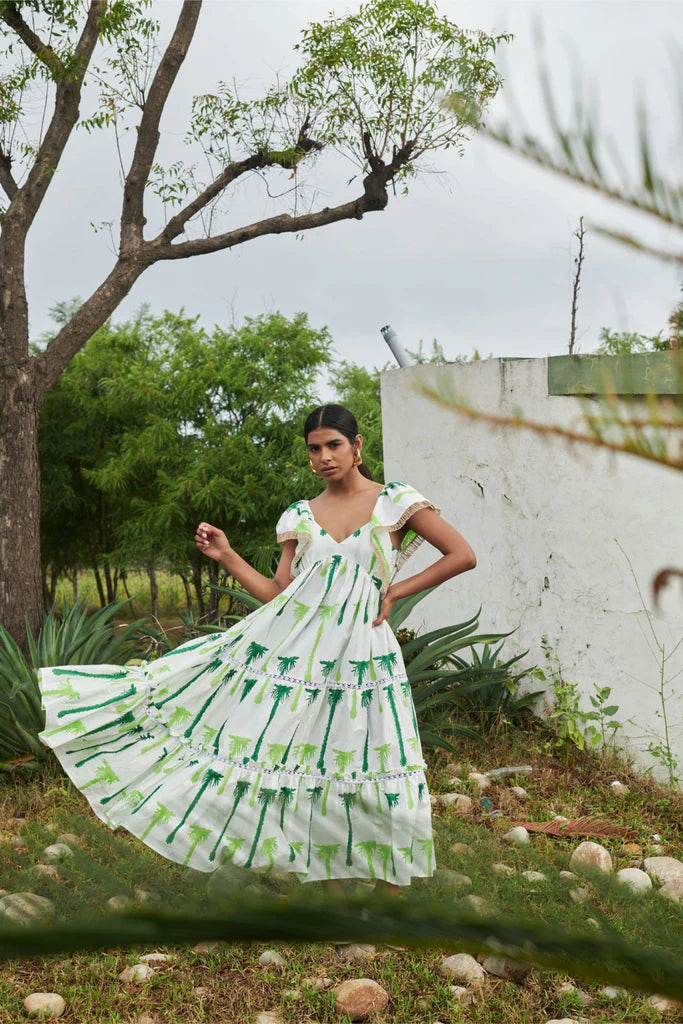 Image of Khajoor Vol.1 Coast Tier Dress