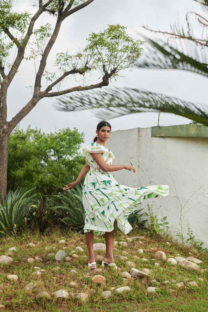Image of Khajoor Vol.1 Coast Tier Dress