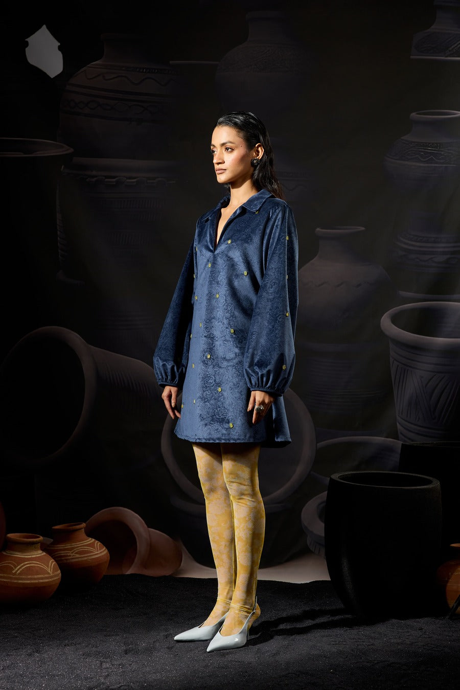 Embossed Dress
