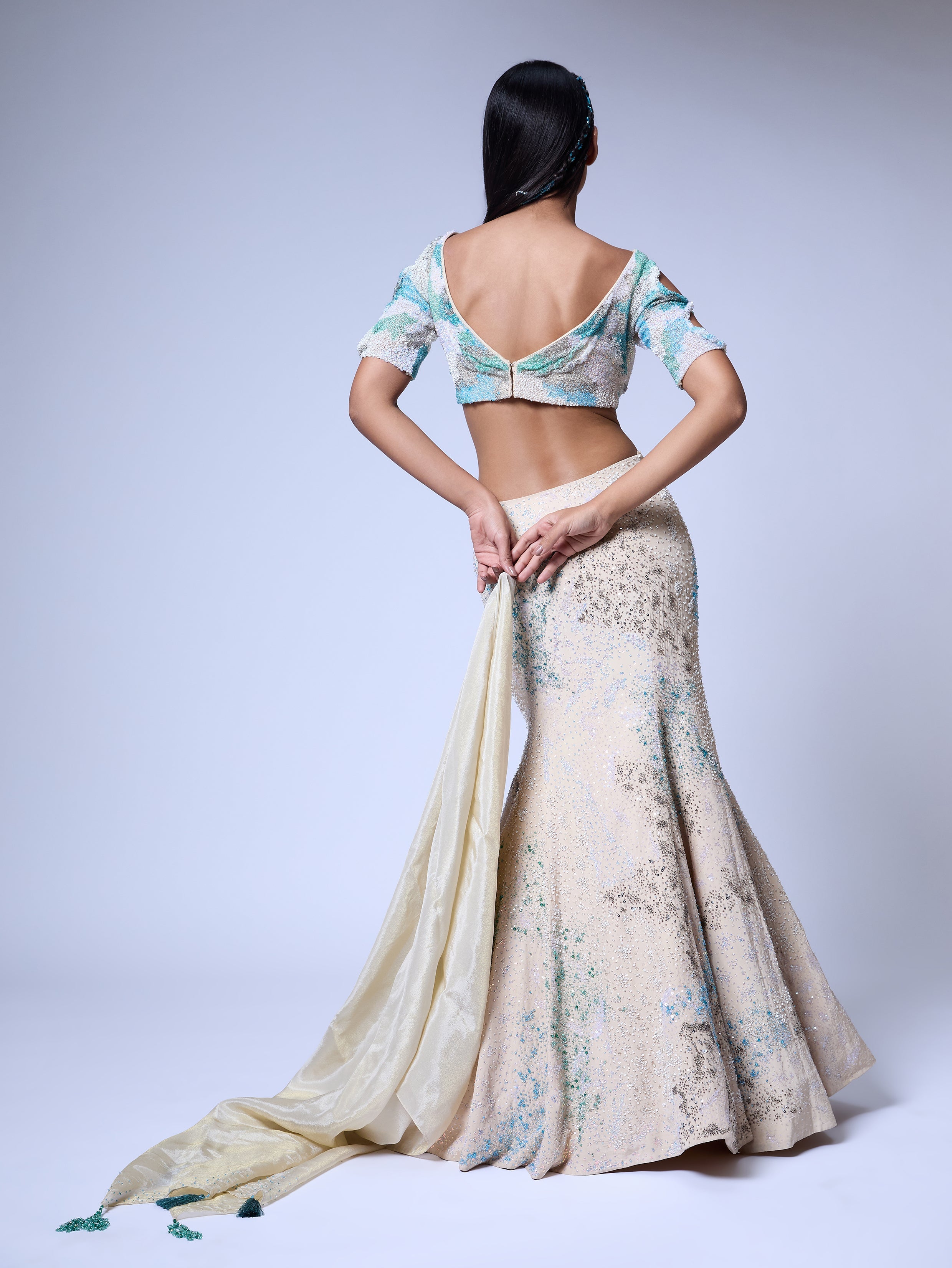 The Grain Lehenga Set