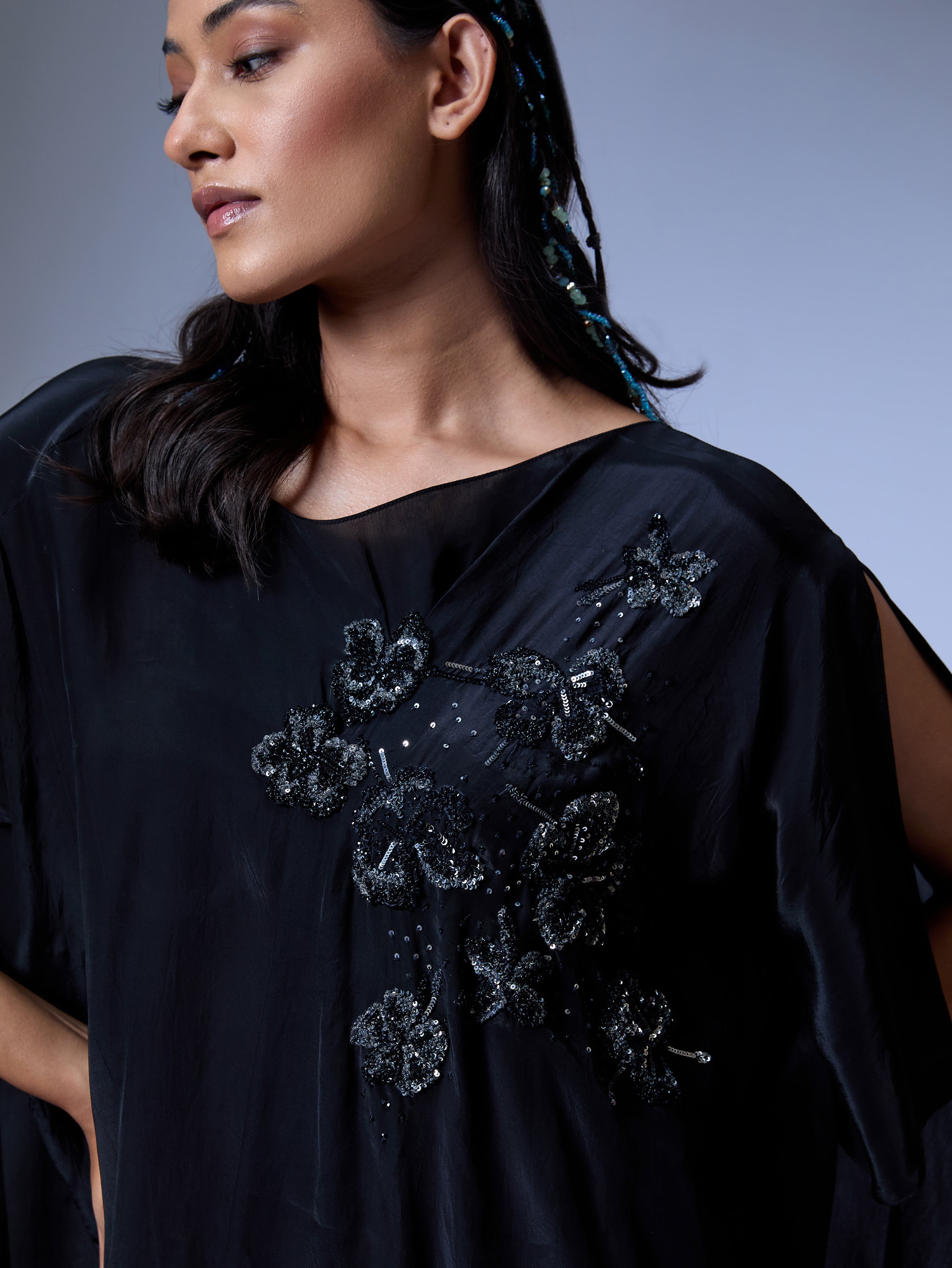 The Splatter Draped Top